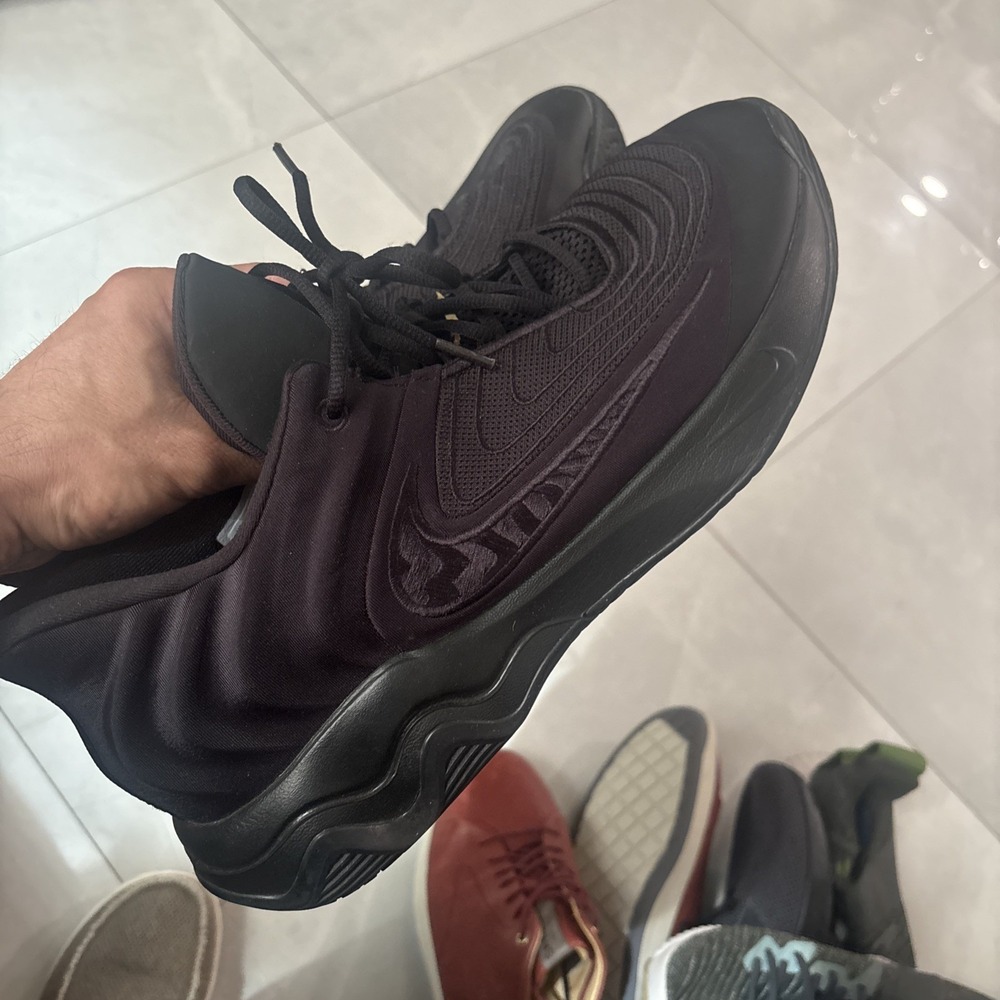 Size 13 - Nike Giannis Immortality 4 Triple Black
